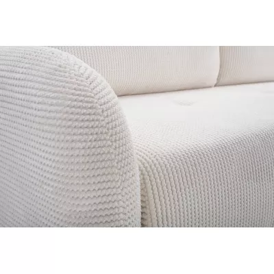 Rozkládací dvousedačka s úložným prostorem WHITBY - krémová