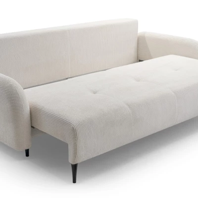 Rozkládací dvousedačka s úložným prostorem WHITBY - krémová