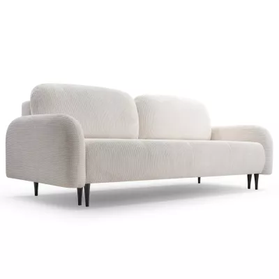 Rozkládací dvousedačka s úložným prostorem WHITBY - krémová