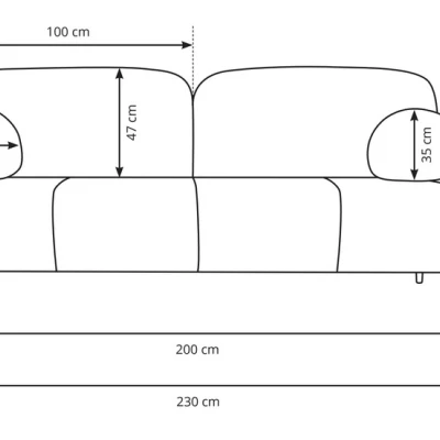 Rozkládací dvousedačka s úložným prostorem WHITBY - růžová