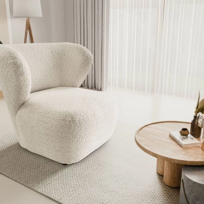 Čalouněné křeslo HALIFAX 1 - krémové