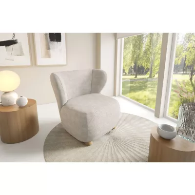 Čalouněné křeslo HALIFAX 2 - smetanové