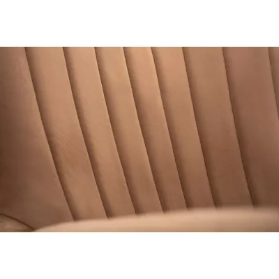 Čalouněné křeslo ušák KENORA - hnědé