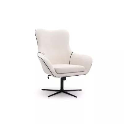 Otočné křeslo LESLI 1 - bílé