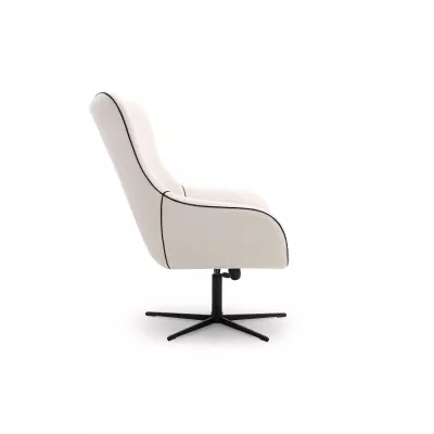 Otočné křeslo LESLI 1 - bílé