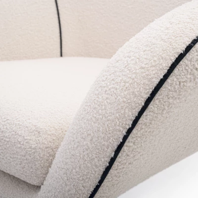 Otočné křeslo LESLI 1 - bílé