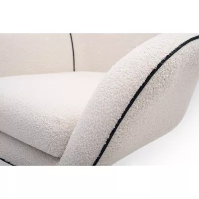 Otočné křeslo LESLI 1 - bílé