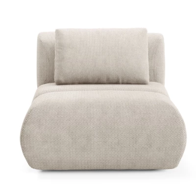 Čalouněné křeslo OSHAWA - béžové 1