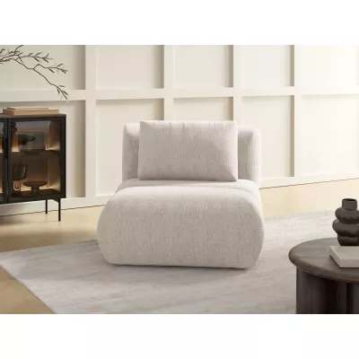 Čalouněné křeslo OSHAWA - béžové 1