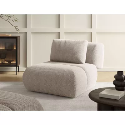 Čalouněné křeslo OSHAWA - béžové 1