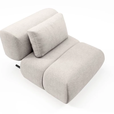 Čalouněné křeslo OSHAWA - béžové 2