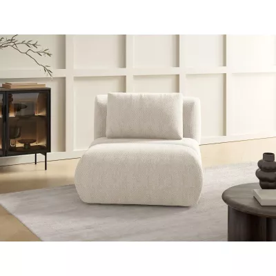 Čalouněné křeslo OSHAWA - krémové