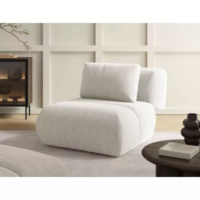 Čalouněné křeslo OSHAWA - krémové