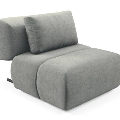 Čalouněné křeslo OSHAWA - ocelové šedé