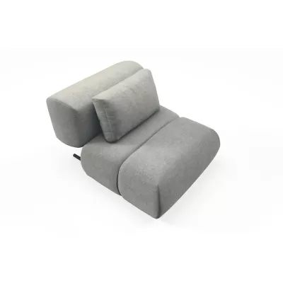 Čalouněné křeslo OSHAWA - ocelové šedé