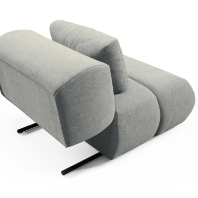 Čalouněné křeslo OSHAWA - ocelové šedé