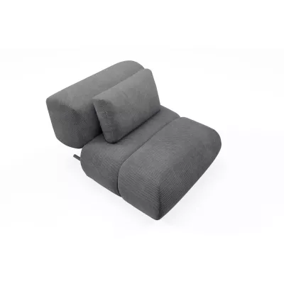 Čalouněné křeslo OSHAWA - tmavé popelavé