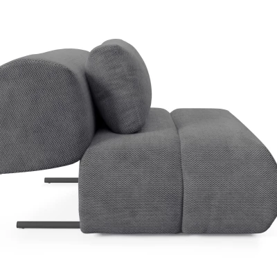 Čalouněné křeslo OSHAWA - tmavé popelavé