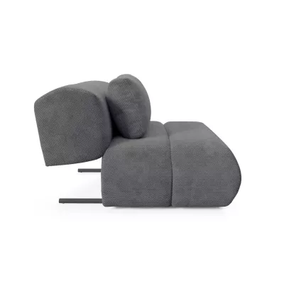 Čalouněné křeslo OSHAWA - tmavé popelavé