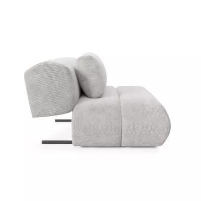 Čalouněné křeslo OSHAWA - světlé šedé