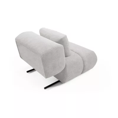 Čalouněné křeslo OSHAWA - světlé šedé