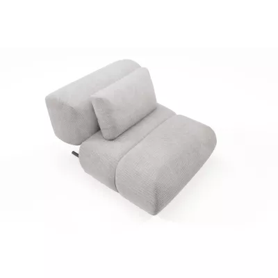 Čalouněné křeslo OSHAWA - světlé šedé