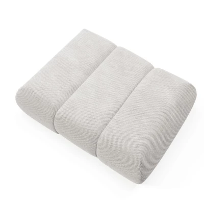 Čalouněné křeslo OSHAWA - světlé šedé