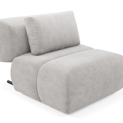 Čalouněné křeslo OSHAWA - světlé šedé