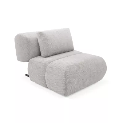 Čalouněné křeslo OSHAWA - světlé šedé