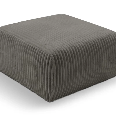 Čalouněná taburetka SUDBURY - ocelová šedá