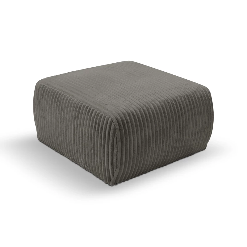 Čalouněná taburetka SUDBURY - ocelová šedá