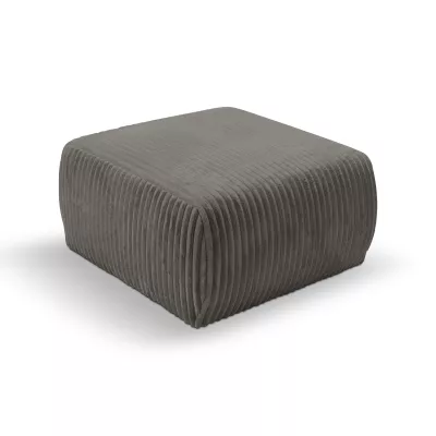 Čalouněná taburetka SUDBURY - ocelová šedá