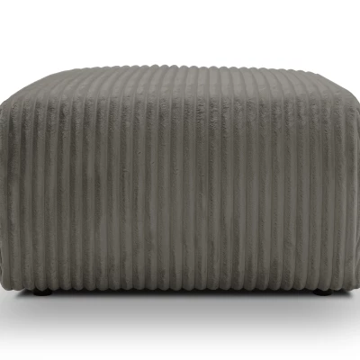 Čalouněná taburetka SUDBURY - ocelová šedá