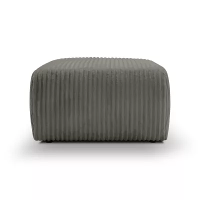 Čalouněná taburetka SUDBURY - ocelová šedá