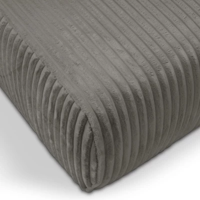 Čalouněná taburetka SUDBURY - ocelová šedá