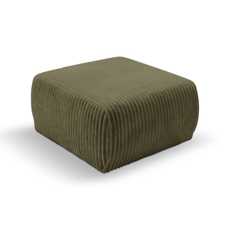 Čalouněná taburetka SUDBURY - olivová