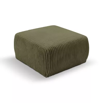 Čalouněná taburetka SUDBURY - olivová