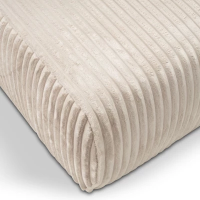 Čalouněná taburetka SUDBURY - smetanová