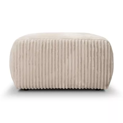 Čalouněná taburetka SUDBURY - smetanová