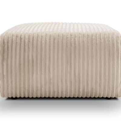 Čalouněná taburetka SUDBURY - smetanová