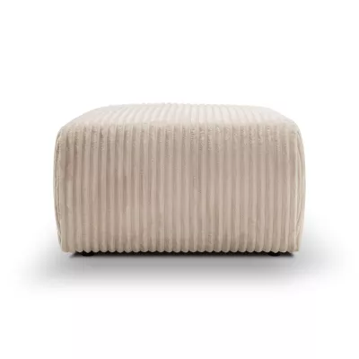 Čalouněná taburetka SUDBURY - smetanová