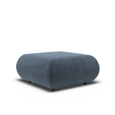 Čalouněná podnožka SURREY - modrá