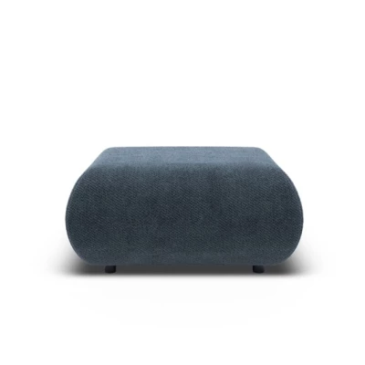 Čalouněná podnožka SURREY - modrá