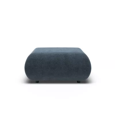 Čalouněná podnožka SURREY - modrá