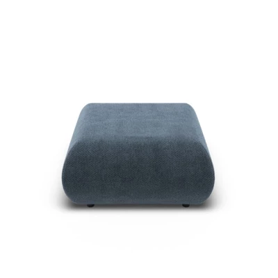 Čalouněná podnožka SURREY - modrá