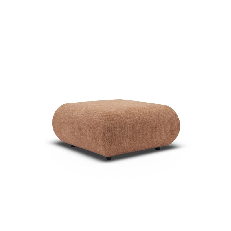 Čalouněná podnožka SURREY - světlá hnědá