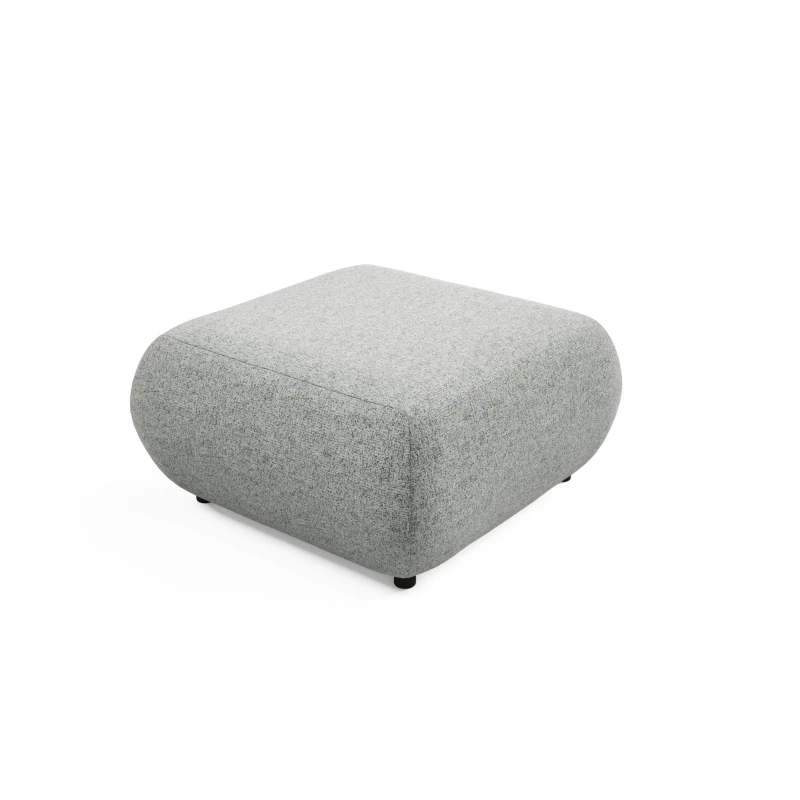 Čalouněná podnožka SURREY - světlá šedá 1