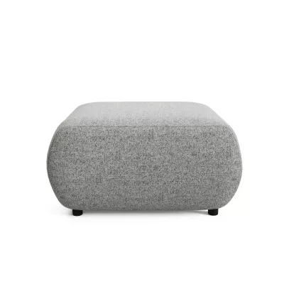 Čalouněná podnožka SURREY - světlá šedá 1