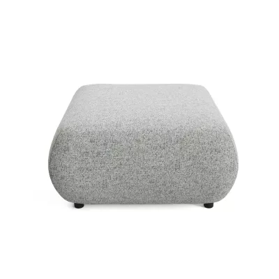 Čalouněná podnožka SURREY - světlá šedá 1