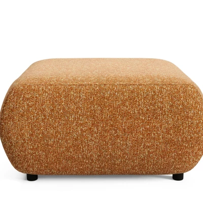 Čalouněná podnožka SURREY - rezavá